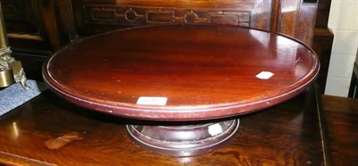 Lot 618 - Mahogany lazy Susan