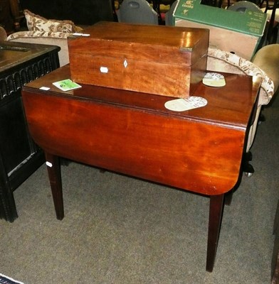 Lot 625 - Pembroke table and a writing slope