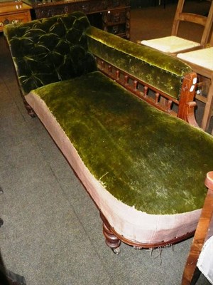 Lot 650 - Late Victorian chaise