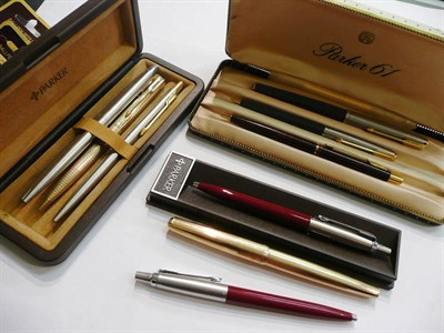 Lot 57 - Collection of Parker fountain pens
