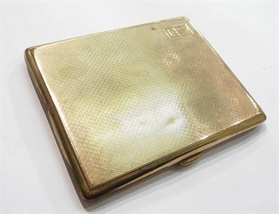 Lot 61 - 9 carat gold cigarette case