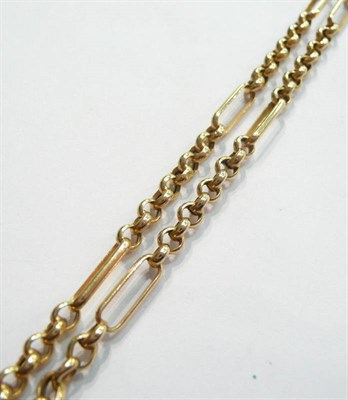 Lot 69 - A 9 carat gold link chain