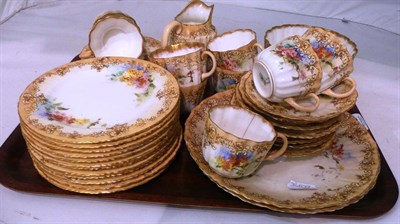 Lot 172 - A Doulton part tea set