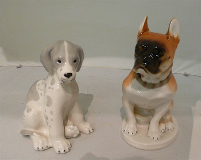 Lot 184 - Two Russian dogs