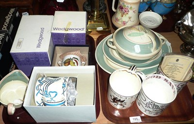 Lot 195 - Quantity of Wedgwood ceramics and others, including Susie Cooper