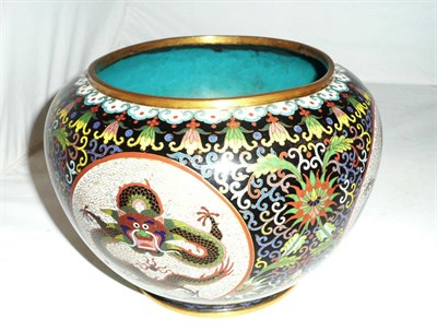 Lot 201 - Cloisonne planter