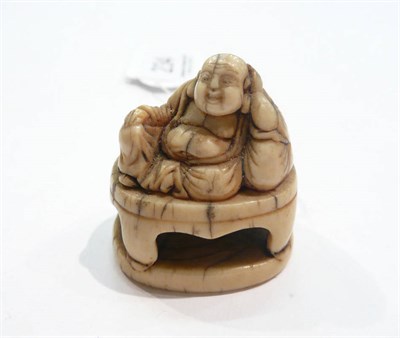 Lot 234 - A 19th century ivory netsuke Hotei