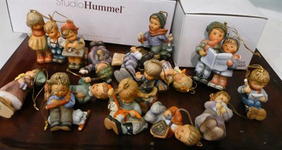 Lot 358 - Fifteen Hummel Christmas figures, boxed