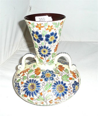 Lot 359 - Swiss pottery vase