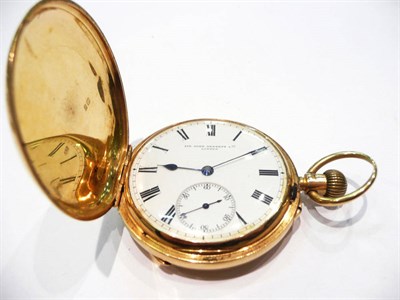 Lot 406 - 18 carat gold Sir John Bennett Ltd, London full hunter pocket watch