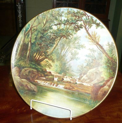 Lot 487 - Copeland charger of a river landscape