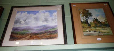 Lot 500 - Scottish watercolour by David M Ramsey and another watercolour by Moira P Wood depicting...