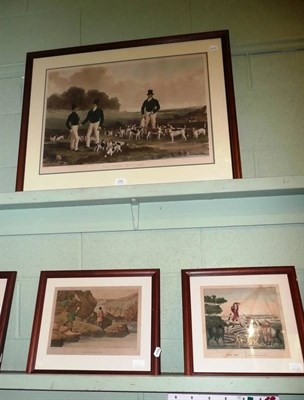 Lot 520 - The Merry Beaglers' print and six others (7)