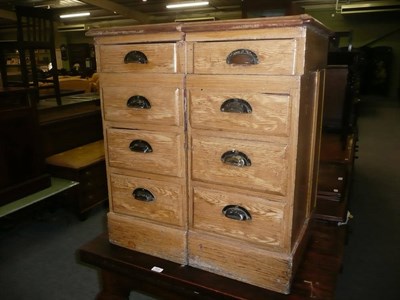 Lot 549 - Pine desk and a Singer sewing machine