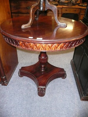 Lot 604 - Two circular pedestal tables