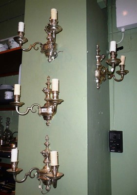 Lot 644 - Five wall lights (one a.f.)