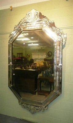 Lot 1000 - A large Venetian style wall mirror