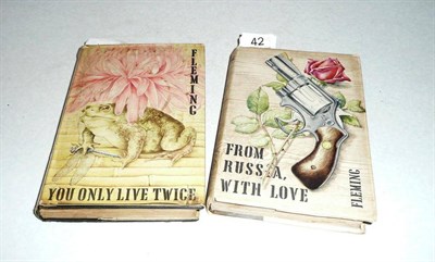 Lot 42 - Two first edition James Bond books - 'From Russia With Love' and 'You Only Live Twice'
