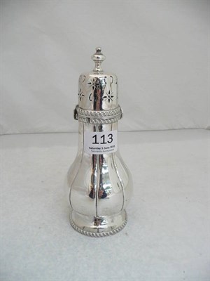 Lot 113 - Silver castor