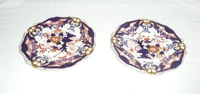 Lot 120 - Pair of 19th century Bloor Derby plates