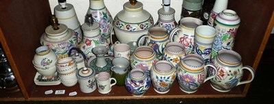 Lot 139 - Assorted Poole pottery vases, jugs etc