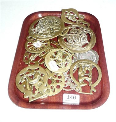 Lot 146 - Quantity of horse brasses