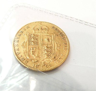 Lot 213 - An 1892 shield back half sovereign