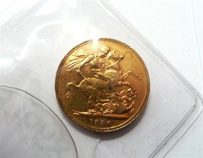 Lot 214 - An 1886 full sovereign