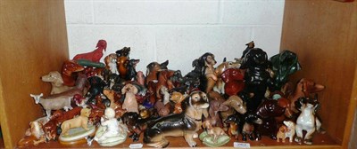 Lot 262 - A large quantity of ceramic dachshund figures