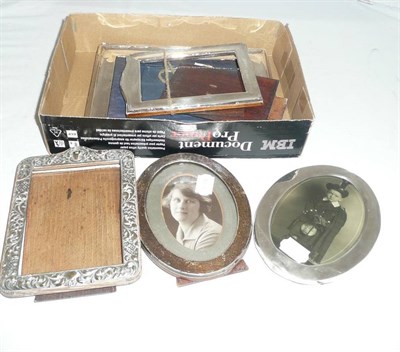 Lot 279 - Five assorted silver photo frames