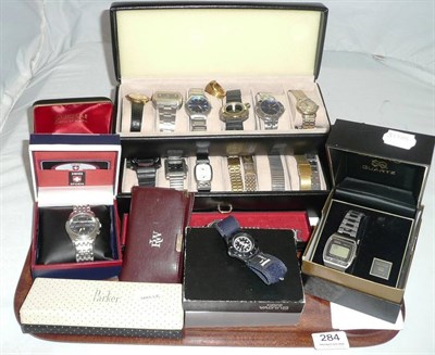 Lot 284 - A quantity of wristwatches