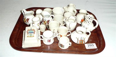 Lot 293 - Small quantity of crested china, Goss etc