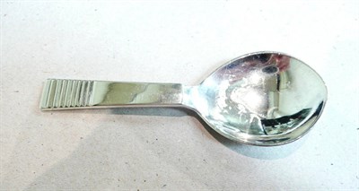 Lot 305 - Georg Jensen sterling caddy spoon