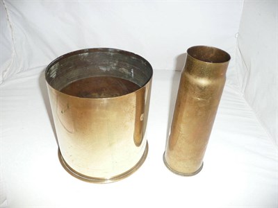 Lot 318 - Two World War shell cases.