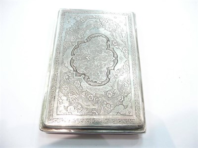 Lot 358 - Niello cigarette case