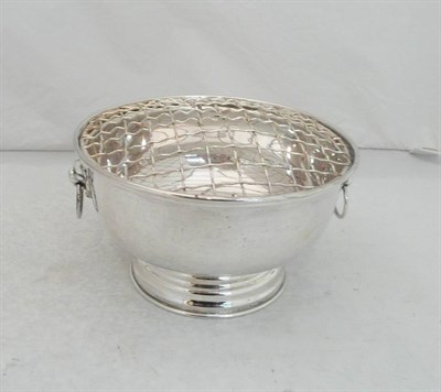 Lot 436 - Silver rose bowl