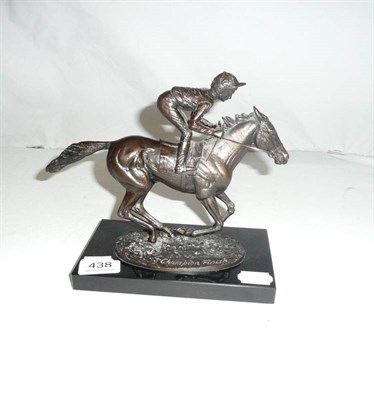 Lot 438 - Limited edition David Cornell bronze, Champion Finish, Nijinsky with Lester Piggott