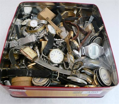 Lot 450 - A large quantity of wristwatches and watch movements