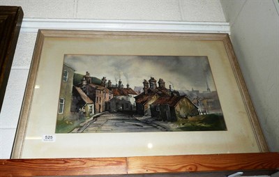 Lot 525 - J Barrie Haste, watercolour, Street Scene