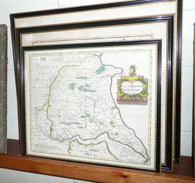 Lot 532 - Morden maps of North, East and West Ridings of Yorkshire (3)