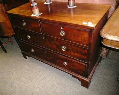 Lot 617 - Mahogany chest of drawers