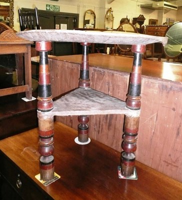 Lot 618 - African hardwood table