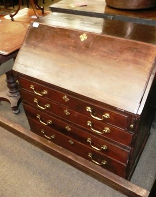 Lot 710 - George III painted bureau