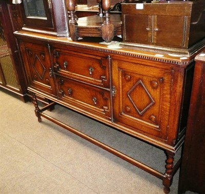 Lot 721 - Circa 1920's oak sideboard