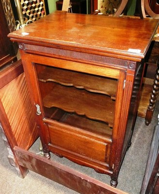 Lot 734 - Late Victorian music cabinet