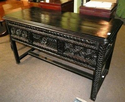 Lot 758 - Carved console table