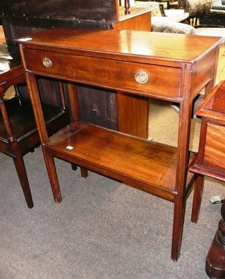 Lot 765 - Mahogany two tier side table