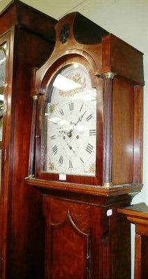 Lot 772 - An oak and mahogany cross-banded eight day longcase clock, P Bedell, Hull