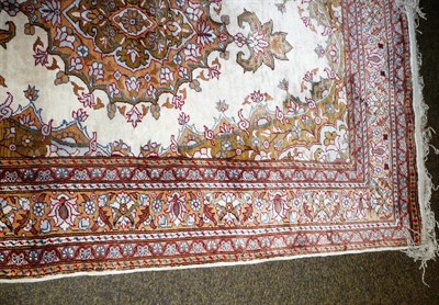 Lot 777 - A silk hand-knotted rug