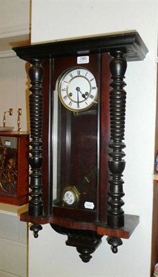 Lot 780 - A striking wall clock